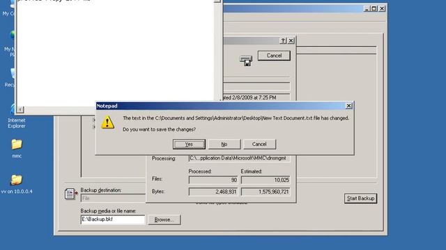 How to Setting Automatic System Recovery (ASR) in windows server 2003 смотреть онлайн