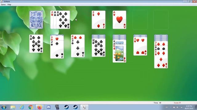 Solitaire (Windows 7 version) Recording #1 смотреть онлайн