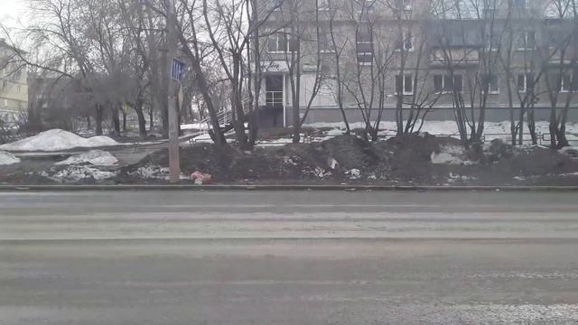 ул Алюминиевая вид из окна автобуса Aluminum street view city bus window смотреть онлайн