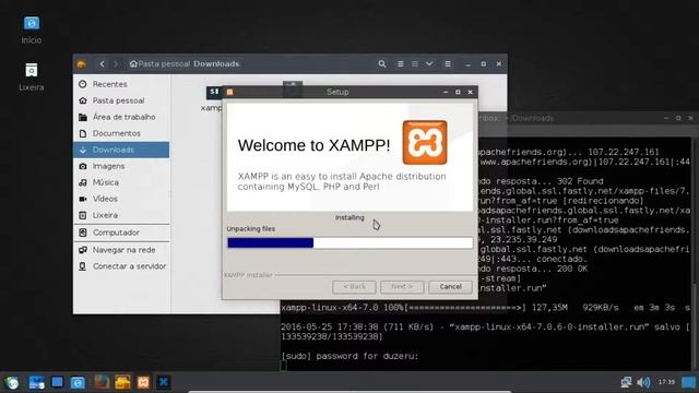 Instalação do XAMPP no Linux [DZ TI] смотреть онлайн