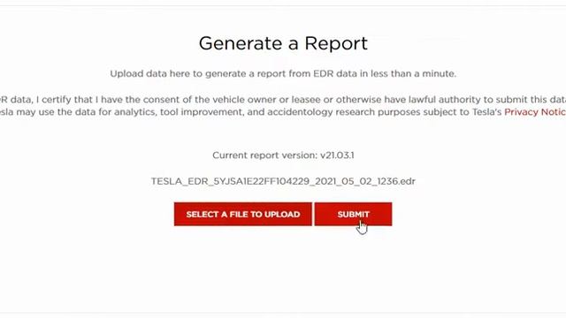 Tesla EDR Part Three - Uploading the EDR File смотреть онлайн
