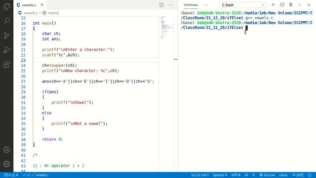 Compiling C program in VScode gcc Compiler смотреть онлайн