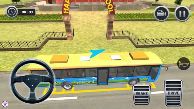Best School Bus Coach Driver 2019 - Best Android GamePlay - Walkthrough #1 смотреть онлайн