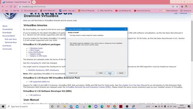 How to Install Virtual Box In Your D Drive/ External Drive in 4 Minutes (MALAY) 2022 смотреть онлайн