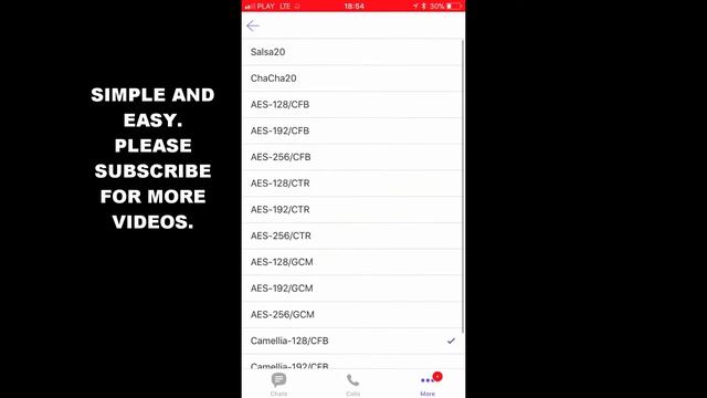 HOW TO SELECT ENCRYPTION METHOD (GO QUIET PROXY) IN VIBER APP (IOS) смотреть онлайн