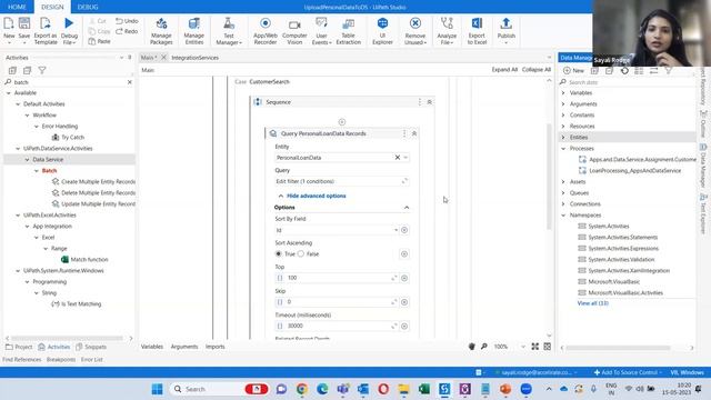 UiPath Apps with Data Service and Integration Services смотреть онлайн