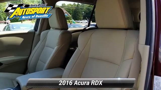 Certified 2016 Acura RDX Base, Denville, NJ U9952 смотреть онлайн