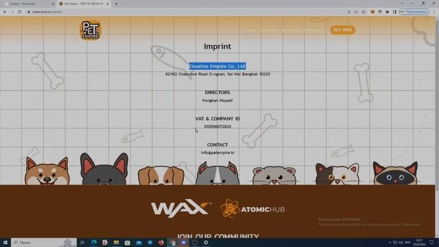 PET EMPIRE обзор NFT-проекта смотреть онлайн