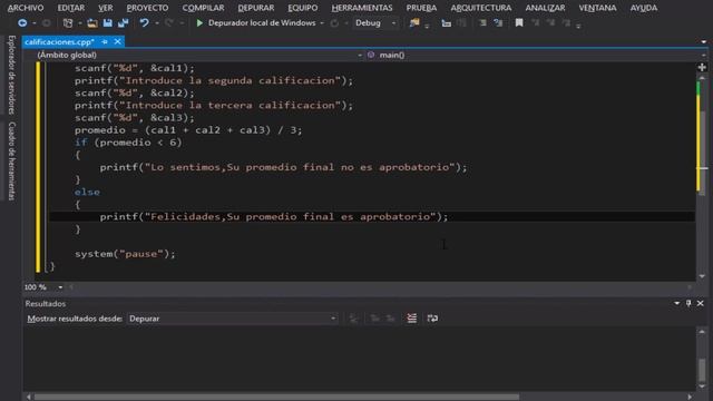 C++: Calcular promedio aprobatorio de calificaciones.Versión #1. смотреть онлайн
