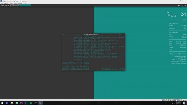 Installing Manjaro JWM смотреть онлайн
