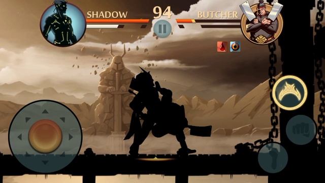 Shadow Fight 2 || Shocker claws vs Gates of Shadows [iOS/Android Gameplay] смотреть онлайн