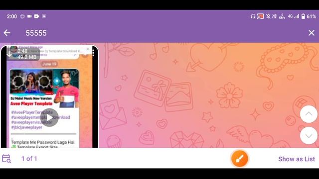 Avee Player Template Love 2024 || Avee Player Template Download No Password