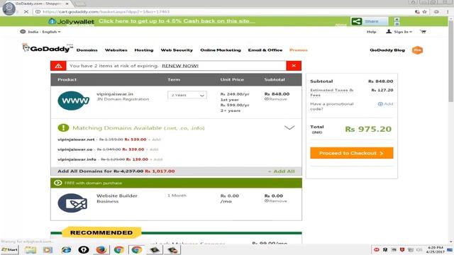 How To Buy Domain Names From Godaddy || अपने नाम का डोमेन कैसे ख़रीदे ? смотреть онлайн