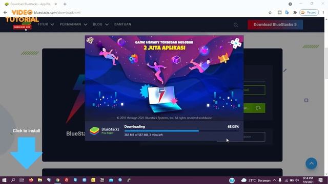 Cara download dan install bluestacks 5 terbaru di laptop windows 10 смотреть онлайн