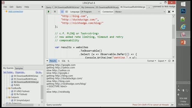 Reactive Extensions with Nick Hodge смотреть онлайн