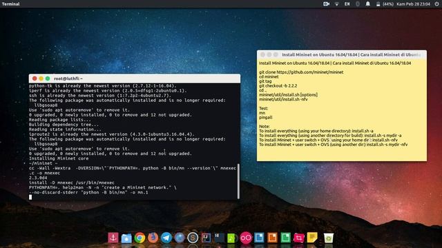 Install Mininet on Ubuntu 16.04/18.04 | Cara install Mininet di Ubuntu 16.04/18.04 смотреть онлайн
