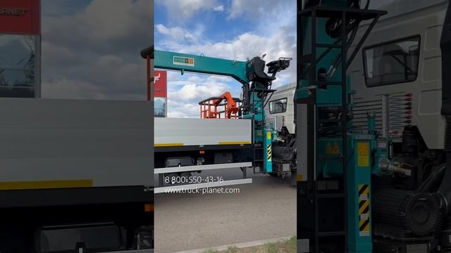 Отгрузка бортового автомобиля FAW CA3250 с КМУ НКТС HLC-8016 смотреть онлайн
