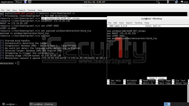 فيديو : إستخدام Resource Scripts وإختبار إختراق Windows server 2003 смотреть онлайн