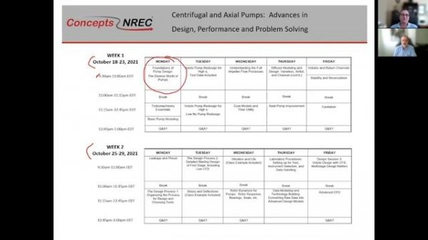 Lunch & Learn with Vince: Turbomachinery & Pump Design Courses with Concepts NREC