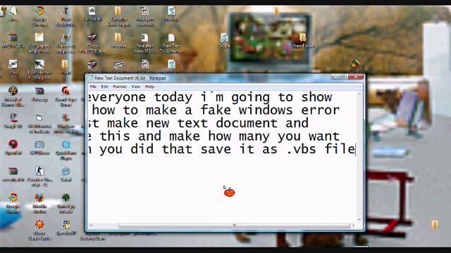 how to make a fake windows error message XP/VISTA смотреть онлайн