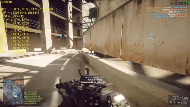 Battlefield 4 | 1440p | GTX 970 | I7 2600 | 16GB RAM | 60FPS смотреть онлайн