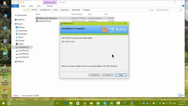 KGP Archiver and Install into Windows 10 Fixed Windows installer error смотреть онлайн