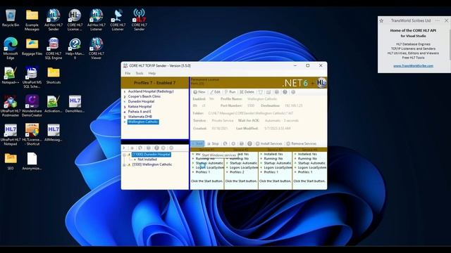 Create a Private Windows Service to Send HL7 Messages Over TCP/IP With Our CORE HL7 Sender смотреть онлайн