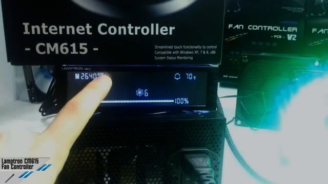 Lamptron CM615 Fan Controller Video Review ENG - Test 30W per channel смотреть онлайн