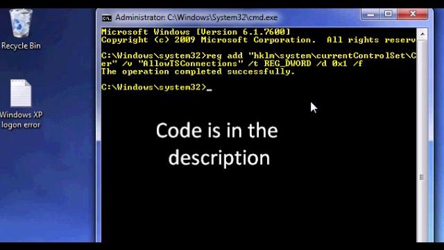 How to enable remote desktop in telnet. ( sorta hacking) смотреть онлайн