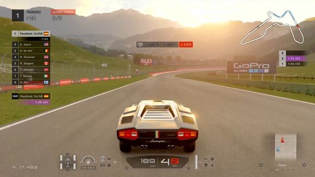 GTSport Interiores Clásicos - Lamborghini Countach LP400 1974 - Countach 25Th Anniversary 1988