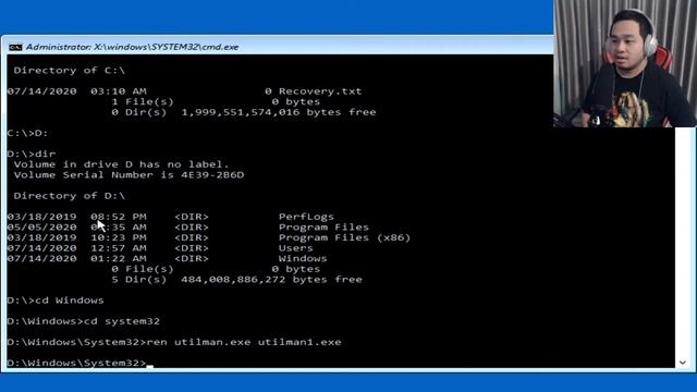 របៀប Reset Windows 10 Password ដោយប្រើ Command Line (For Local Account) смотреть онлайн