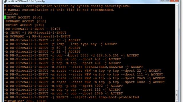 05 Configure Firewall on LDAP server смотреть онлайн