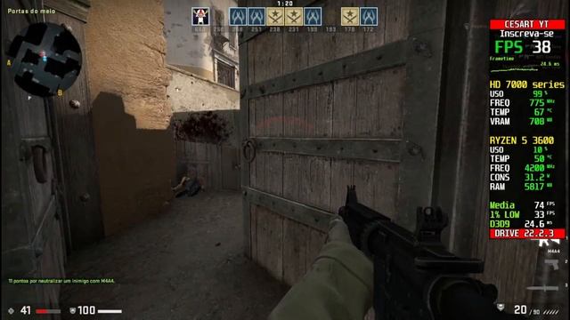 Da pra jogar CS GO com Placa de Vídeo de 1GB? AMD Radeon HD 7000 series - 2022 смотреть онлайн