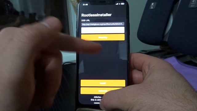 Tutorial: Cum sa instalezi Rootless Jailbreak iOS 12 - 12.1.2 Merge 100% (FARA PC) смотреть онлайн