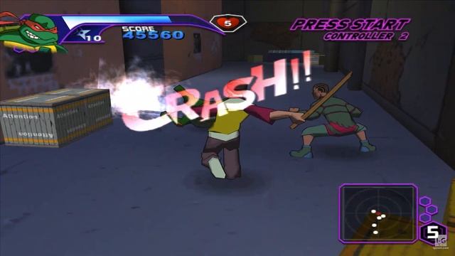 Teenage Mutant Ninja Turtles - GameCube Gameplay (4K60fps)