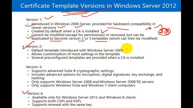 Certificate Templates Version Explained | Active Directory Certificate Services in Hindi смотреть онлайн