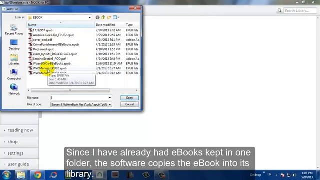 Using Nook for PC to Read EPUB eBooks смотреть онлайн