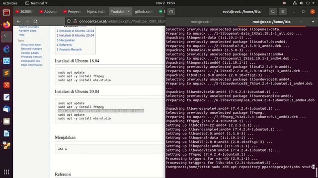 Belajar instalasi Nginx RTMP | gagal смотреть онлайн