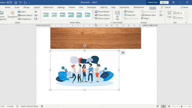How to put one picture on top of another in Word document смотреть онлайн