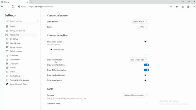 How To Add and Remove Favorites and Collections Button In Microsoft Edge смотреть онлайн