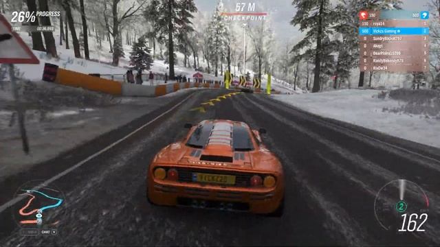 Forza Horizon 4 Winter Co-Op Championship 1993 Mclaren F1 4K HD смотреть онлайн