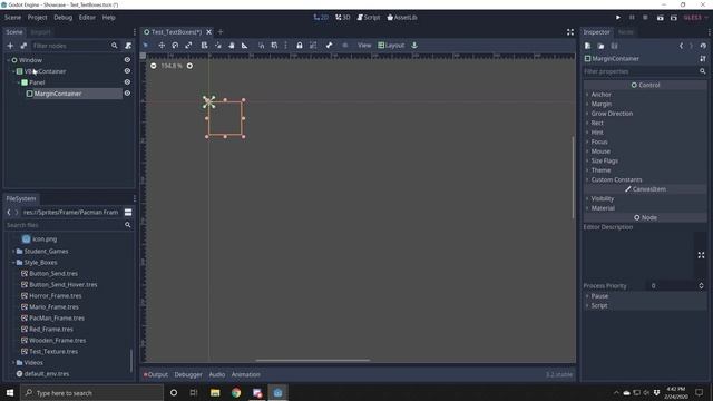 Godot Expanding TextBox and StyleBoxTexture Resource смотреть онлайн