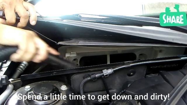 How to replace a Cabin Filter for a 2006 Saab 9-3. (A fun, step-by-step instruction) смотреть онлайн