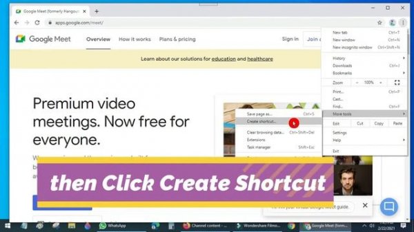 Google Meet Desktop Shortcut | Download Google Meet On PC | How To Download Google Meet On Laptop