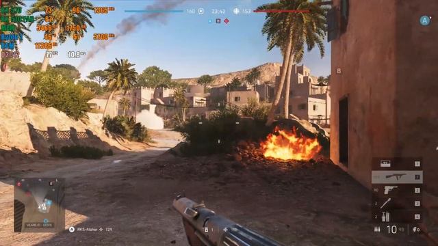 Teste em 4 mapas Battlefield V - RX 570 - Ryzen 7 1700 - 1080p - benchmark смотреть онлайн