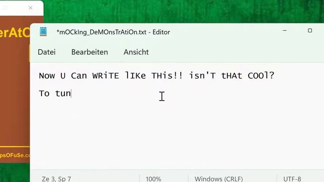 MOcKinG/saRcaSm TexT gEnEraTor v1.1 [for Windows] смотреть онлайн