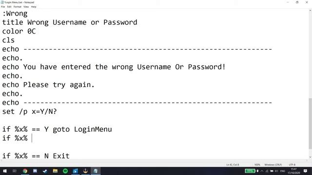 How to make a login menu with .bat! смотреть онлайн