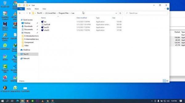 How to Install Lua On windows 10