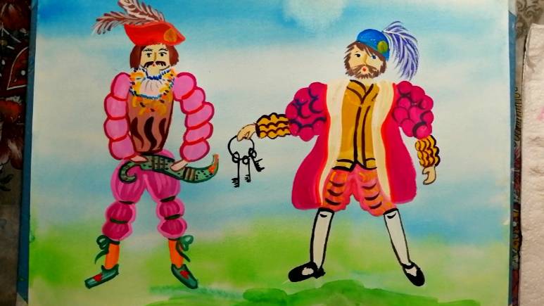 Как нарисовать придворных из сказок. смотреть онлайн