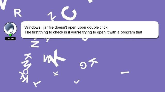 Windows : jar file doesn't open upon double click смотреть онлайн